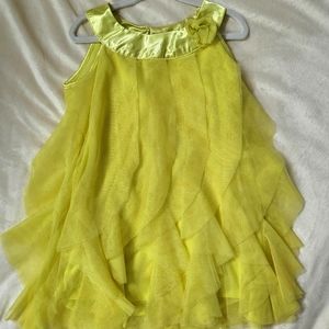 Yellow lace dress size 3T